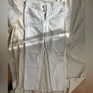 White Distressed Women's Jeans
